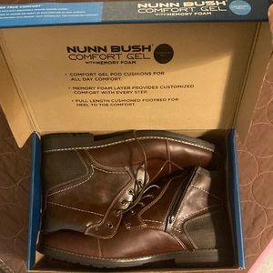 Nunn Bush “Fuse” cap toe chukka in brandy (brown) size 13 W, tried on but unworn